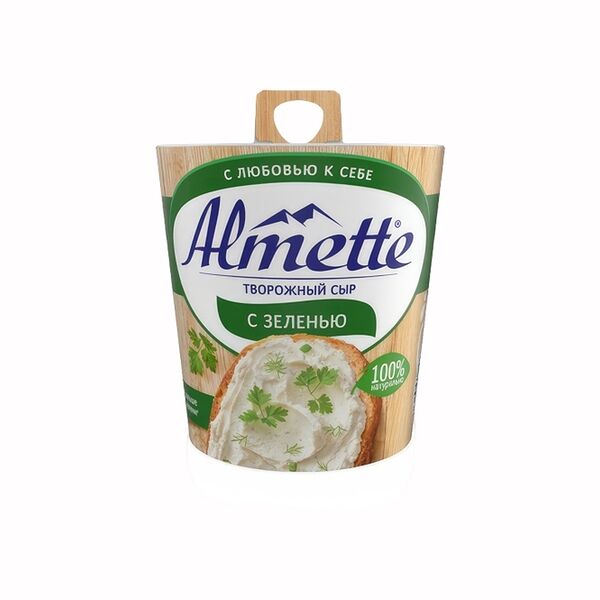 Творожный сыр Almette с зеленью, 60%, 150 г