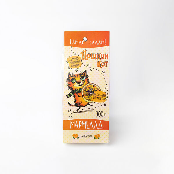 Мармелад Йошкин Кот желейно-фруктовый из апельсина