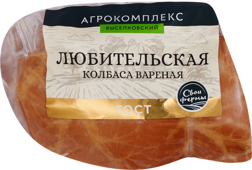 

Колбаса вареная Агрокомплекс Любительская, категория А, весовая