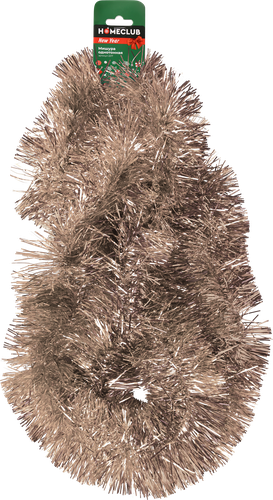 

Мишура Homeclub 200 х 9 см однотонная 1 шт. цвет в ассортименте