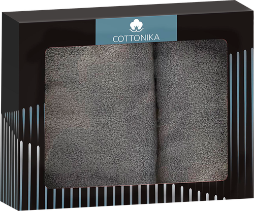 

Набор махровых полотенец Cottonika Arctic 2 шт. 50 х 70 см и 70 х 120 см