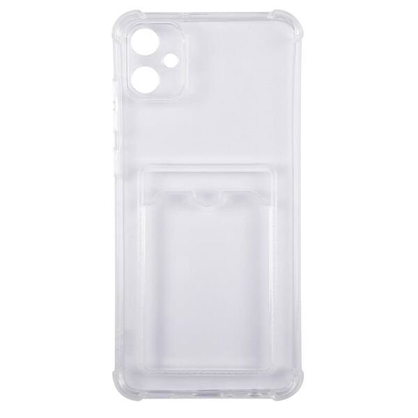 Чехол для Samsung, Galaxy A05, прозрачный силиконовый чехол с визитницей A-Case, (CASE-V-SGA05)