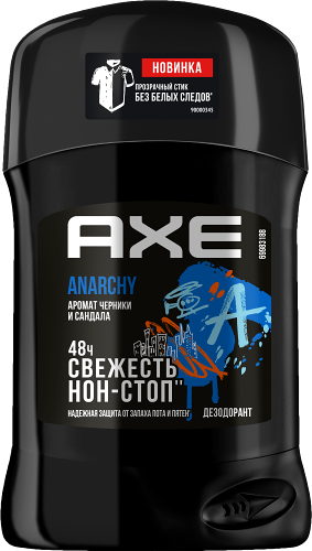 Дезодорант стик Axe Anarchy мужской Черника и Сандал 50 мл