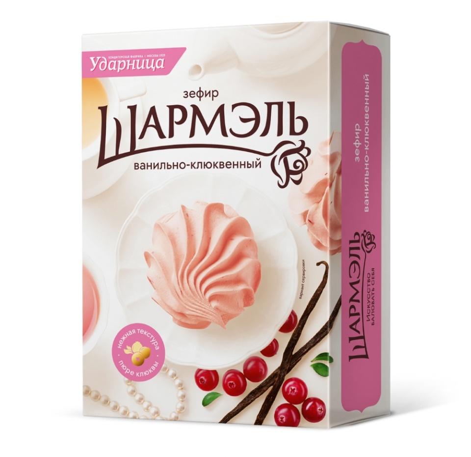 

Зефир Шармэль ванильно-клюквенный 255 г