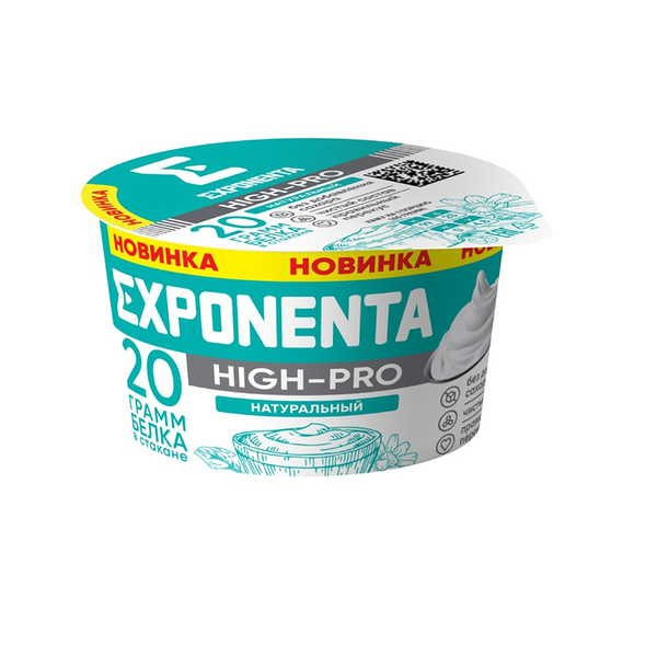 Йогурт обезжиренный Exponenta High-Pro с повышенным содержанием белка 160г