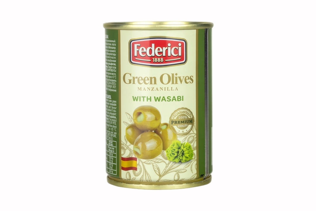 

Оливки Federici с васаби 292 г