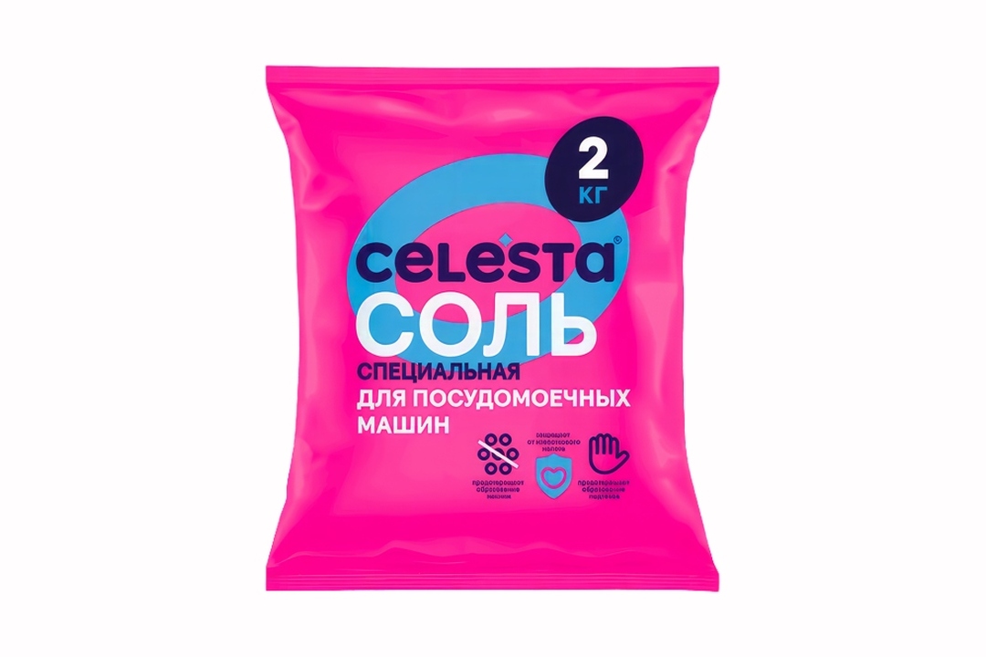 

Соль для посудомоечных машин Celesta 2 кг