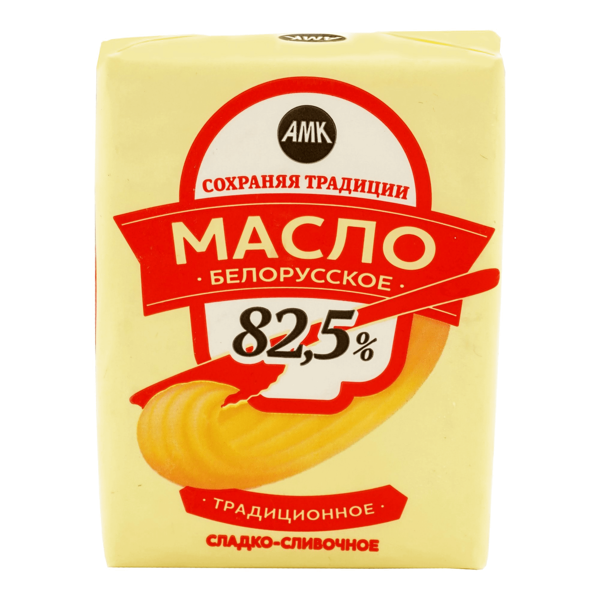 Масло сливочное СОХРАНЯЯ ТРАДИЦИИ 82,5%, без змж, 180г