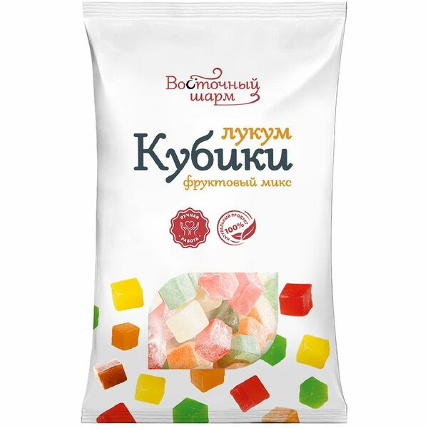 Лукум Восточный Шарм Фруктовый микс с ароматом фруктов 200 г