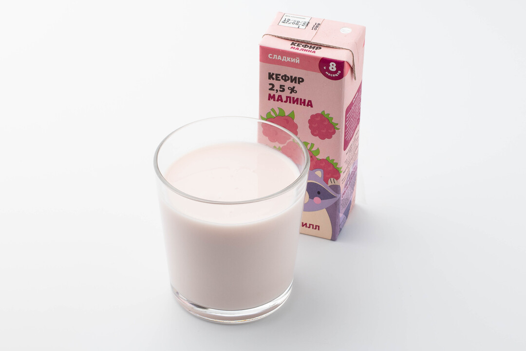 

Кефир ВкусВилл детский Малина 2.5% 210 мл