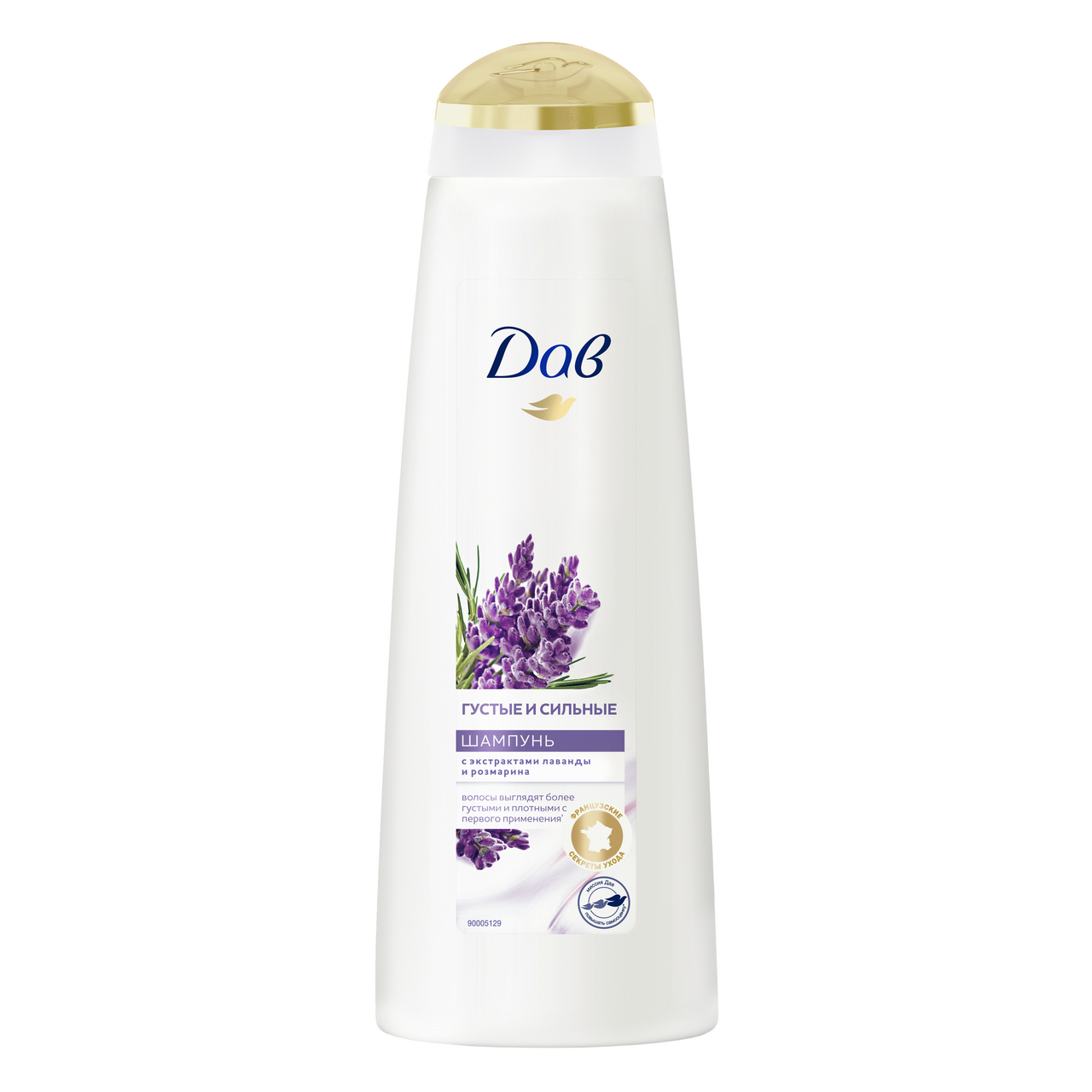 

Шампунь для волос Дав Густые и сильные Лаванда и розмарин 380 мл
