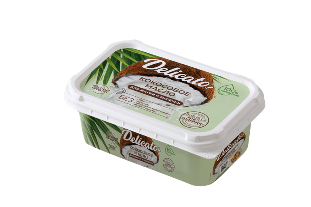

Масло кокосовое Delicato рафинированное 200 г