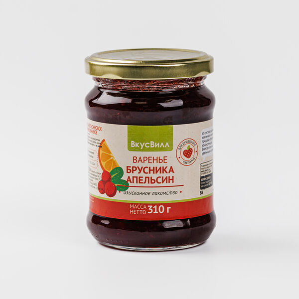 Варенье брусника - апельсин