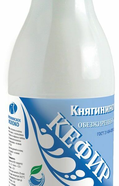 Кефир КНЯГИНИНО обезжиренный
