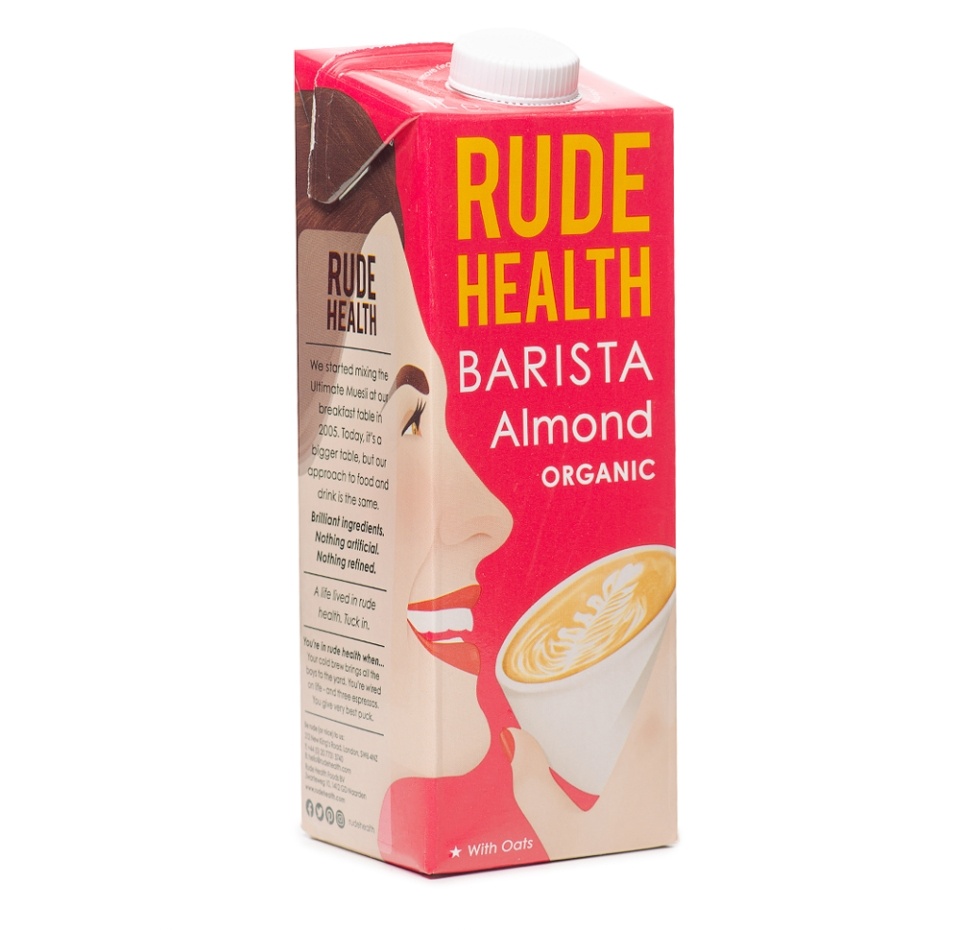 

Напиток миндальный Rude Health Barista без сахара, 1 л