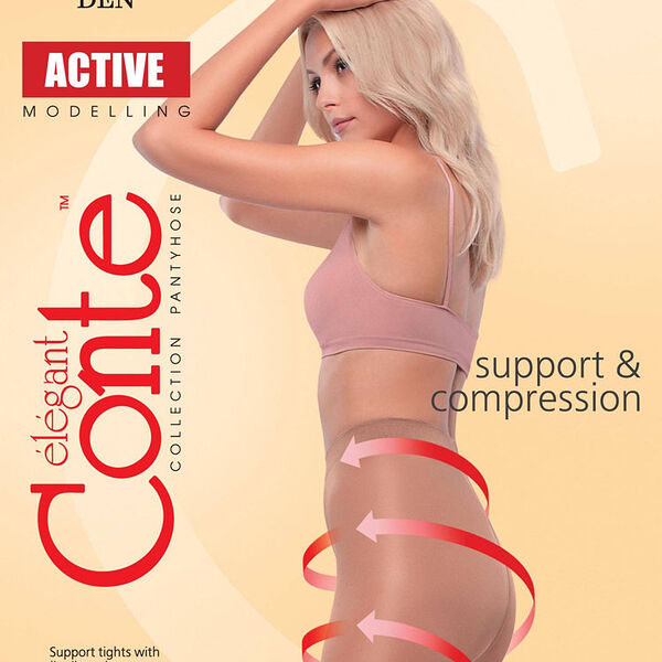 Колготки Conte Elegant Active Soft 40 den Natural размер 4