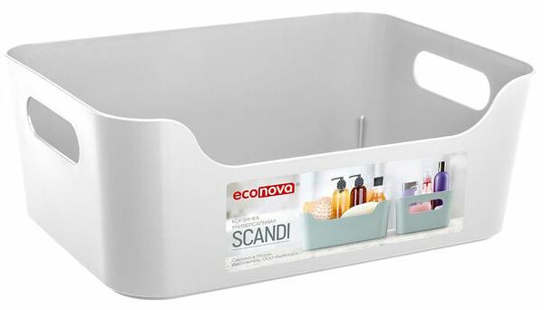 Корзина Scandi Econova универсальная, 17x12x7.5 см 1.2 л, цвет в ассортименте