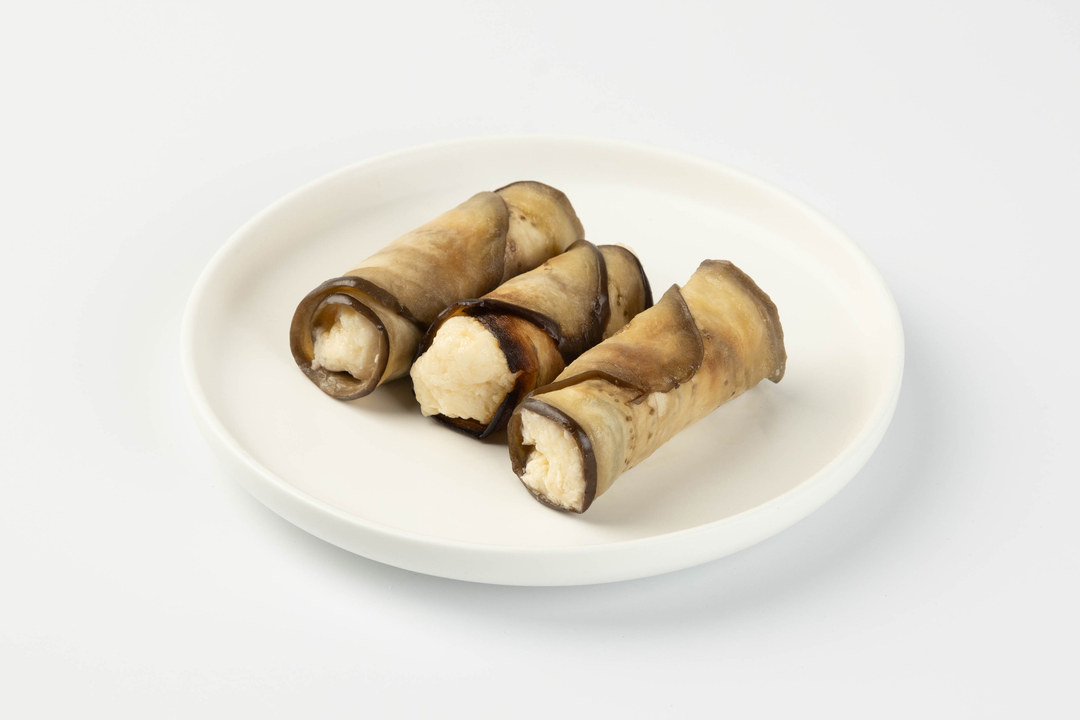 

Рулетики ВкусВилл из баклажанов с сырной начинкой 80 г