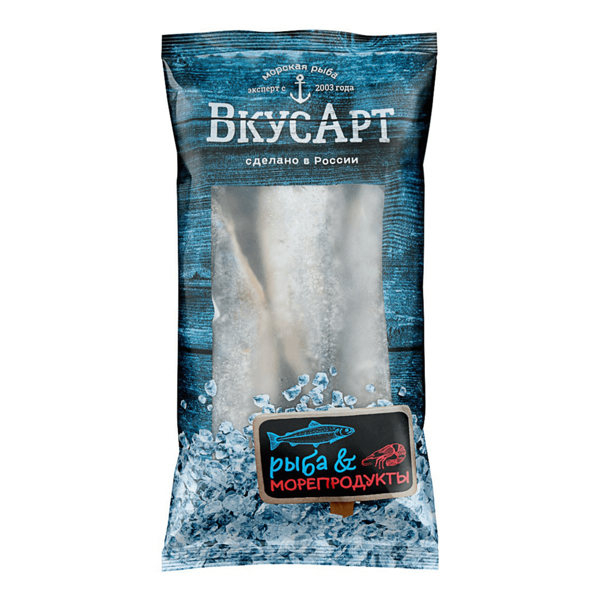 Сельдь ВКУСАРТ тихоокеанская Олюторская н/р замороженная, вес