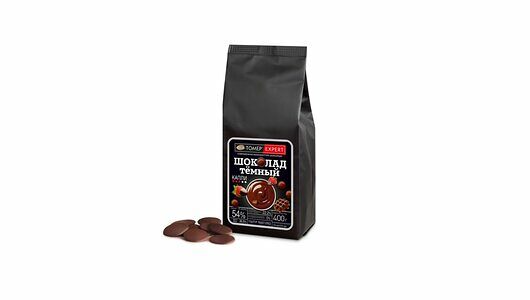 Шоколад темный Tomer 54% какао в каплях 400 г
