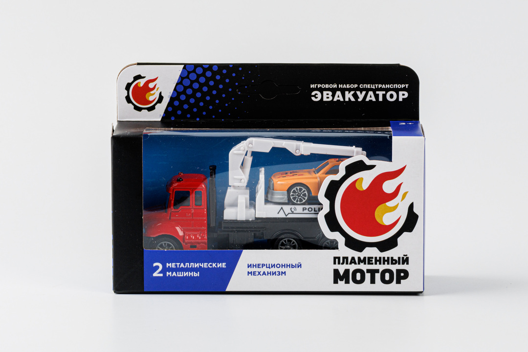 

Набор игровой: эвакуатор и машинка, в ассортименте