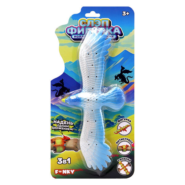 Фигурка Орел резиновая голубая FT23132-2