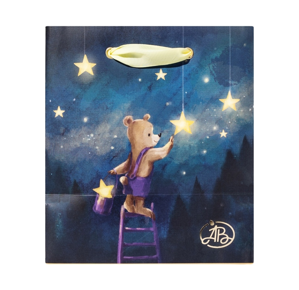 

Пакет подарочный «Азбука вкуса» Мишка звездочет 15х17х10 см