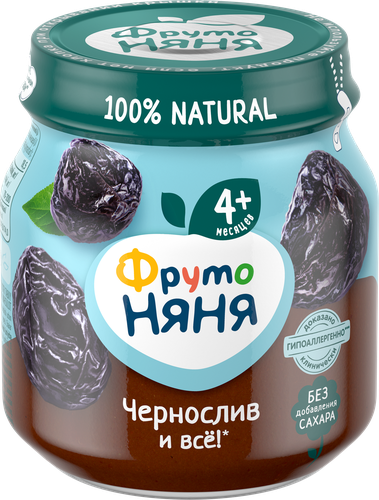 

Пюре ФрутоНяня черносливовое с 4 месяцев 100 г