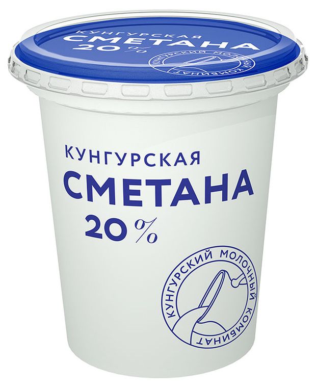 

Сметана Кунгурский молочный комбинат 20% 300 г