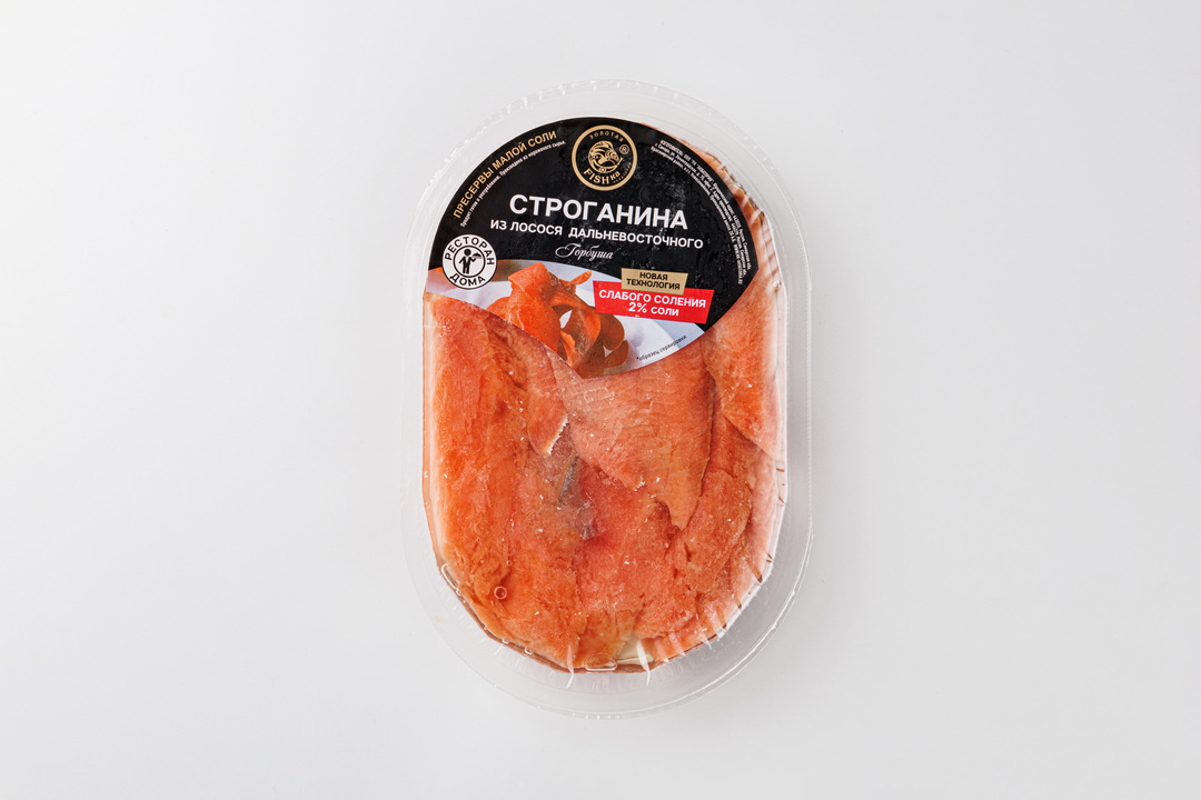 

Строганина Fishka из горбуши с растительным маслом замороженная 200 г