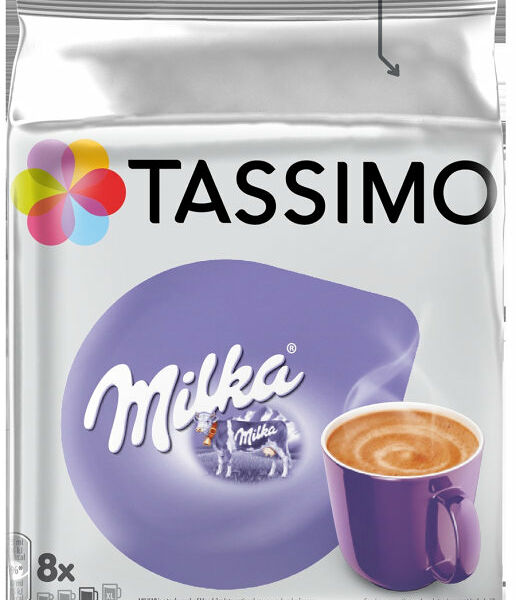 Горячий шоколад в T-дисках Tassimo Milka 8 порций