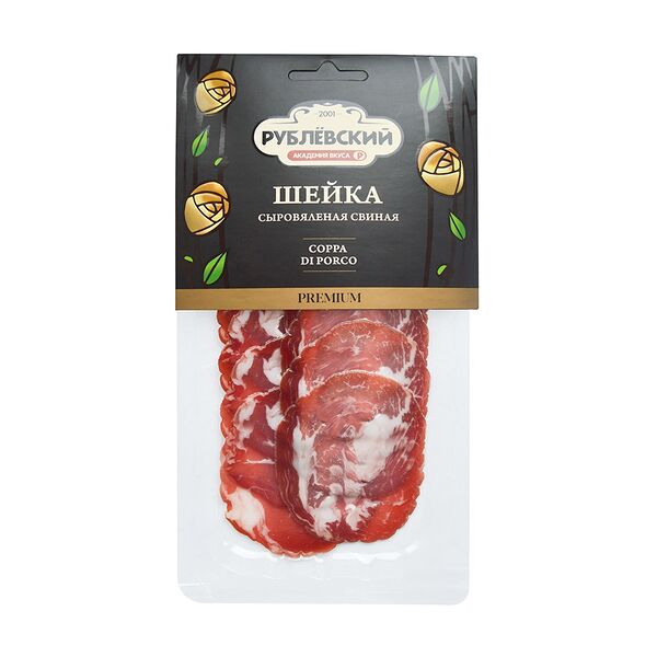 Шейка сыровяленая свиная Рублёвский Coppa di Porco, 70 г