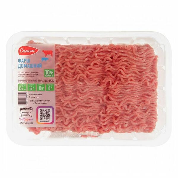 Фарш Самсон Домашний 750г