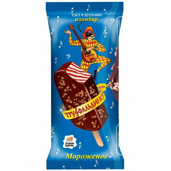 Мороженое Бодрая Корова Труффальдино 65 г