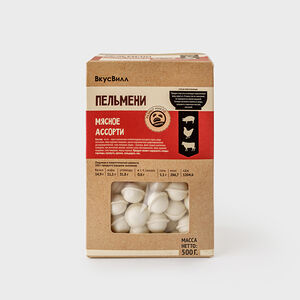 Пельмени микро мясное ассорти (Продукт замороженный)