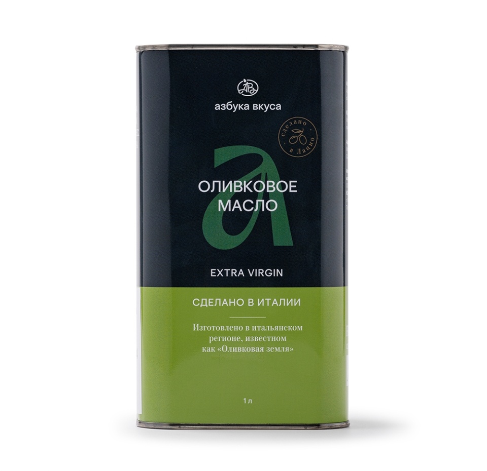 

Масло оливковое нерафинированное первого холодного отжима, «Азбука вкуса», 1 л