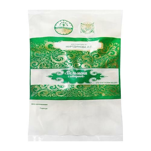 Пельмени Нуртдинова Л.С., Халяль с говядиной 700 г