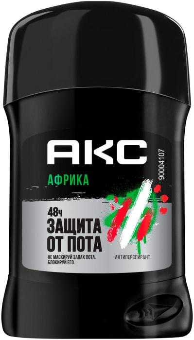 

Антиперспирант-стик мужской Aкс Africa с ароматом мандарина и сандала 50 мл