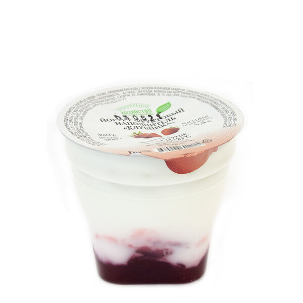 Йогурт фруктовый с наполнителем Клубника 3,5% бзмж