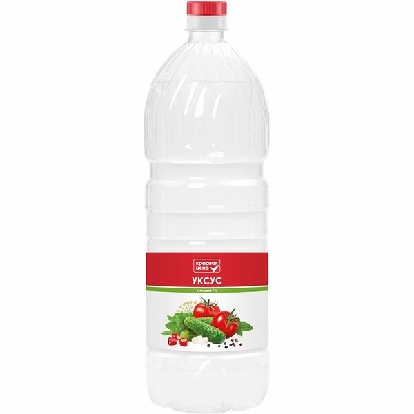 Уксус Красная цена Столовый 9% 1 л