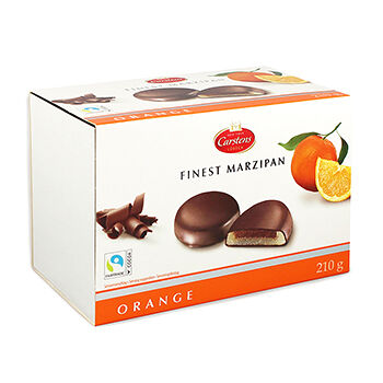 Шоколадные конфеты Carstens Марципан с ромом и апельсином