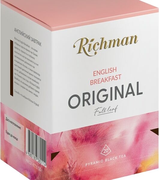 Чай черный Richman English Breakfast 20*2.5г