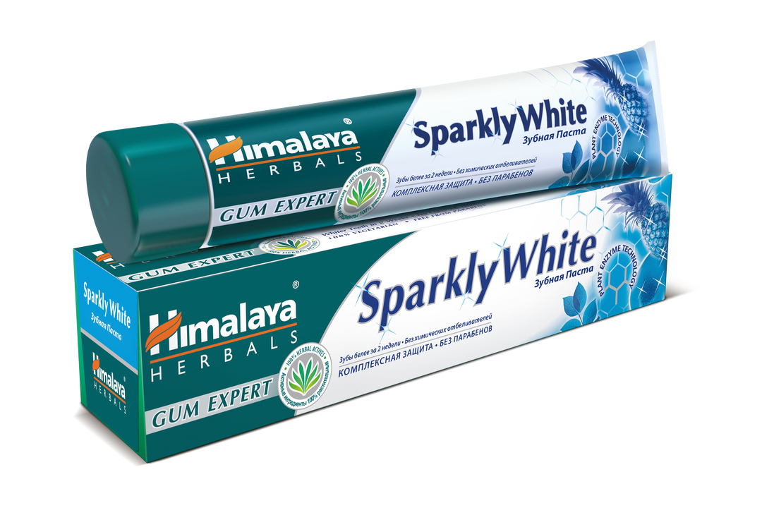 

Зубная паста Himalaya Herbals Sparkly White Отбеливающая 75 мл
