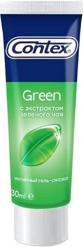 Гель-смазка интимный Contex Green с экстрактом зеленого чая 30 мл