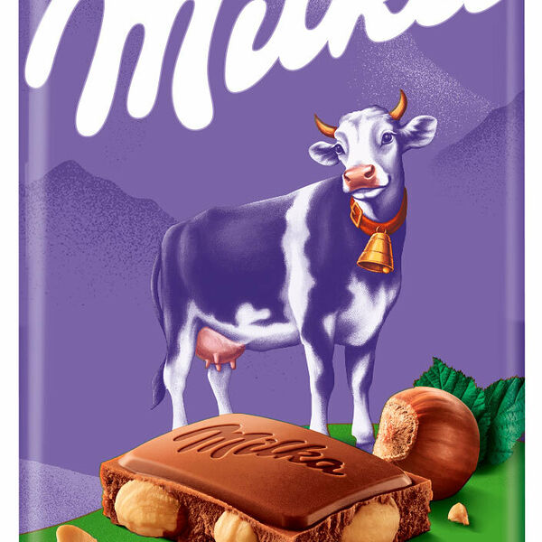 Шоколад молочный Milka с цельным фундуком, 85 г