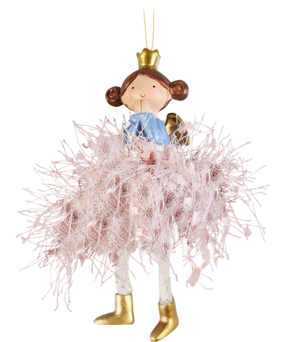 

Украшение елочное Homeclub Принцесса в пачке 12.3 см полирезин цвет в ассортименте 1 шт.