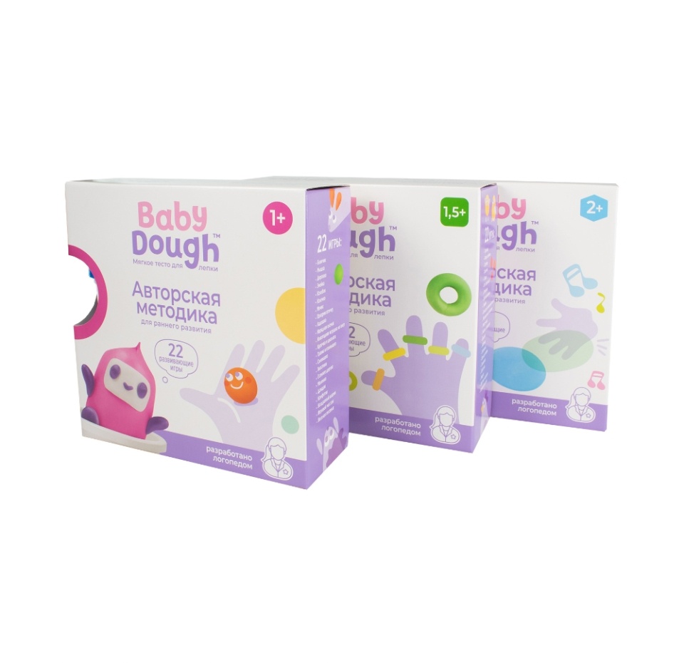 

Игровой набор BabyDough тесто для лепки цвет голубой 2+