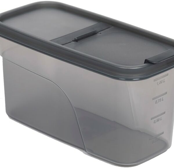 Контейнер Violet для сыпучих продуктов 1.2л графит