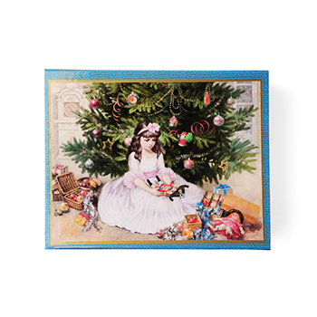 

Коробка Кукольная мастерская на Ланском на 5-6 ёлочных игрушек