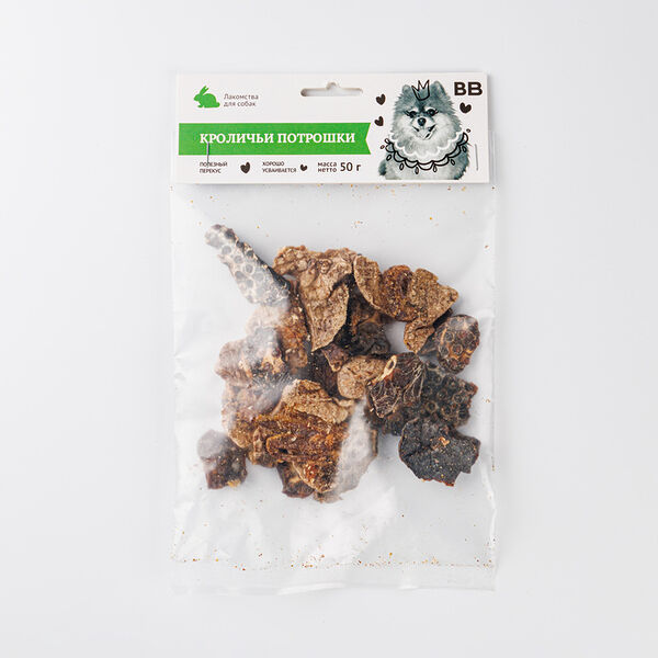 Лакомство для собак Кроличьи потрошки